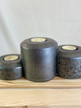 Partylite Stepping Stones 3-piece Tealight Candle Holder Set P7168 NEW IN BOX